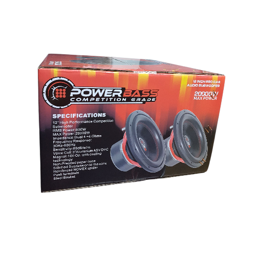 POWERBASS SUBWOOFER12"DVC 20000W 800WRMS - Image 4